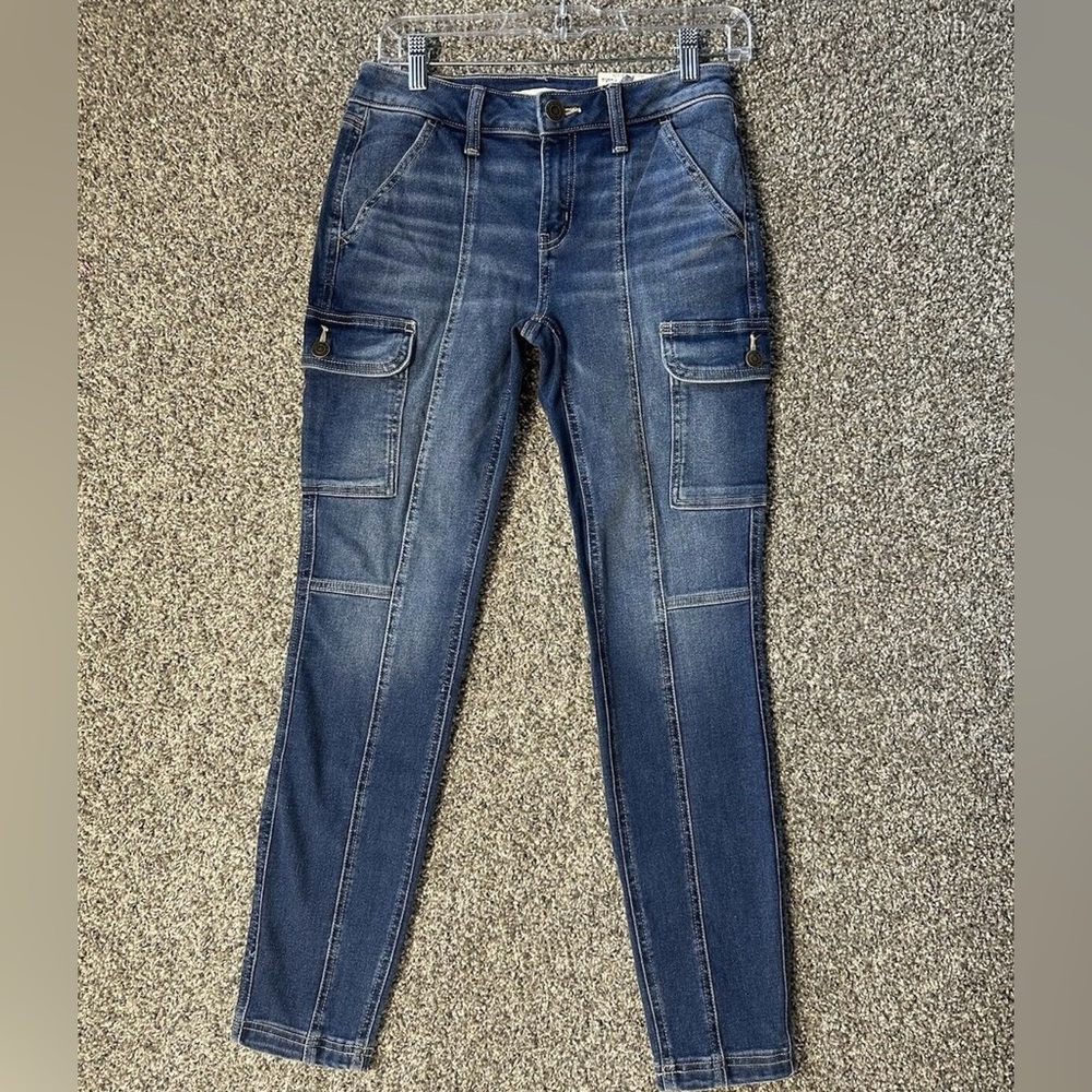 SO Juniors Low Rise Cargo Skinny Jeans SZ 3 NWT - Picture 5 of 10